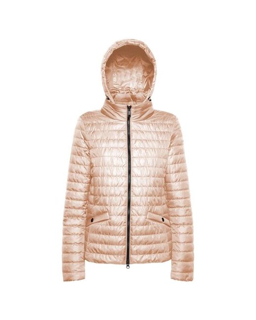 Geox Куртка демисезонная укороченная силуэт прямой стеганая утепленная подкладка капюшон карманы воздухопроницаемая размер 46