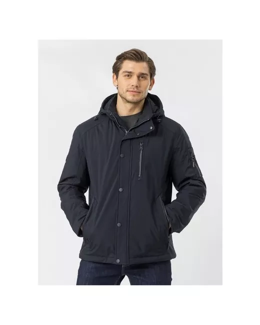 Nortfolk Куртка демисезонная силуэт прямой капюшон подкладка карманы внутренний карман быстросохнущая ветрозащитная размер 54