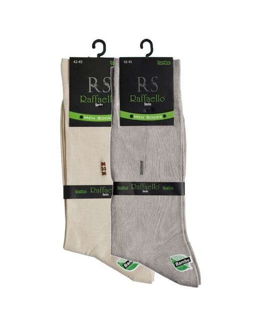 Raffaello Socks носки 2 пары высокие воздухопроницаемые размер 42-45 бежевый