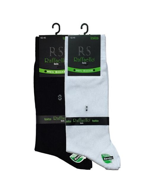 Raffaello Socks носки 2 пары высокие воздухопроницаемые размер 42-45 черный