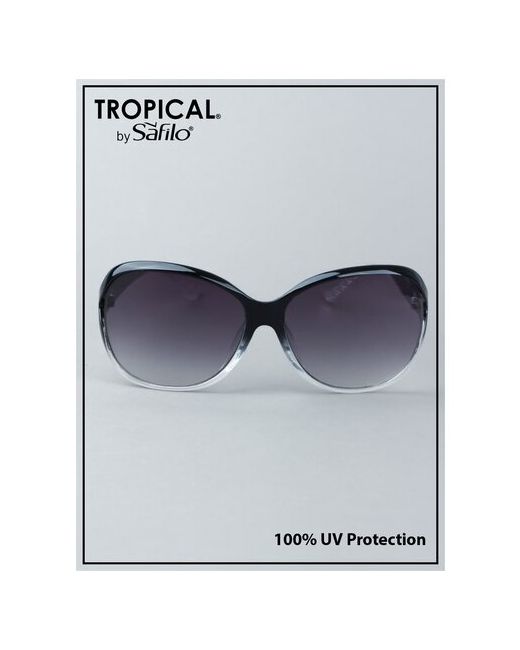 Tropical Солнцезащитные очки стрекоза оправа с защитой от УФ градиентные для