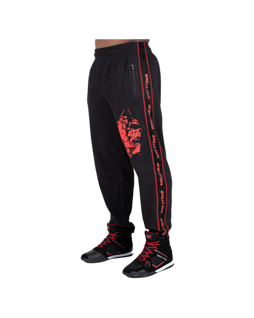 Gorilla Wear Брюки карманы размер L-XL черный красный