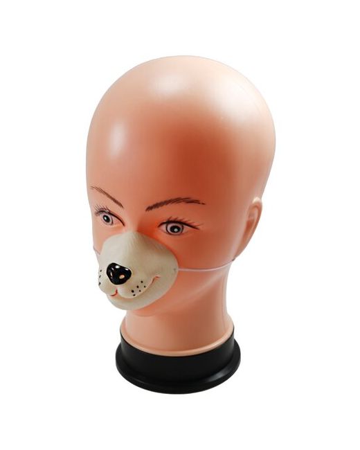 игрушка-праздник Карнавальный нос собаки на резинке
