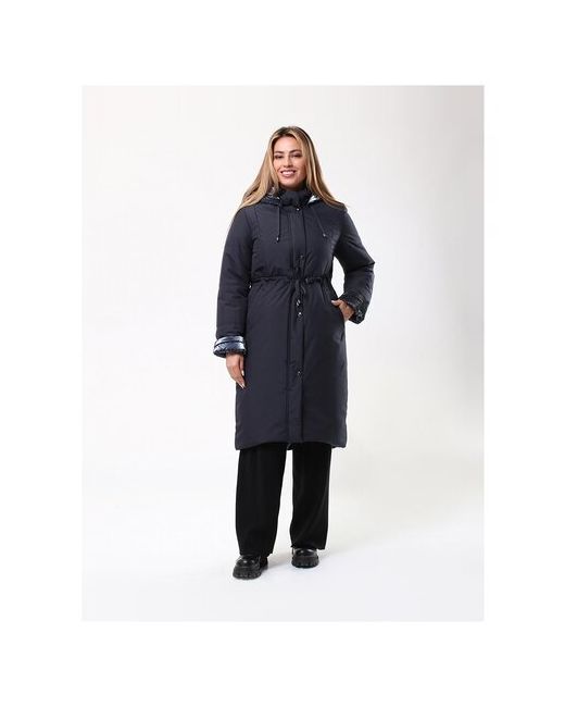 Maritta Куртка Aska демисезон/зима удлиненная силуэт прямой капюшон карманы подкладка размер 44