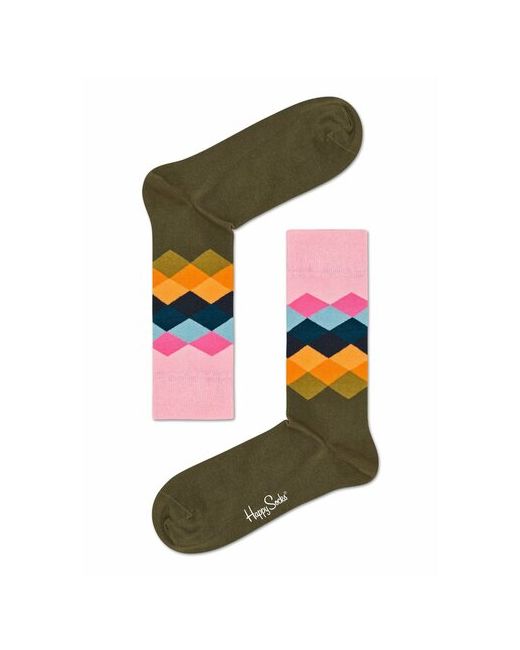 Happy Socks Носки унисекс 1 пара размер 41-46 мультиколор розовый