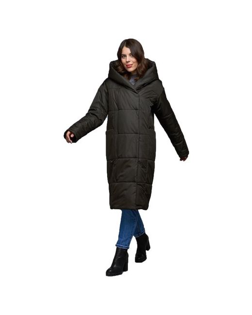 Mfin Пальто зимнее силуэт прямой средней длины размер 5060RU