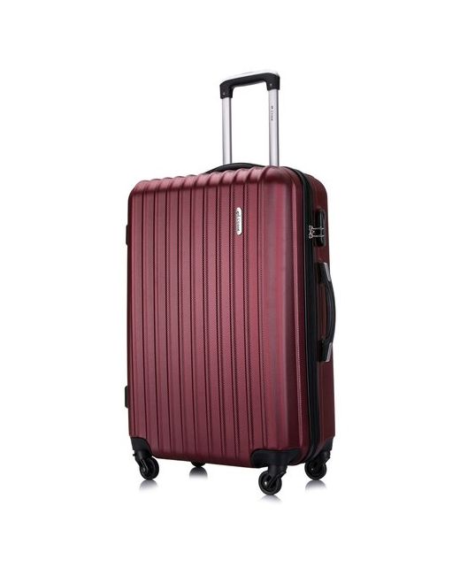 L'Case Умный чемодан ABS-пластик пластик рифленая поверхность опорные ножки на боковой стенке 90 л размер L