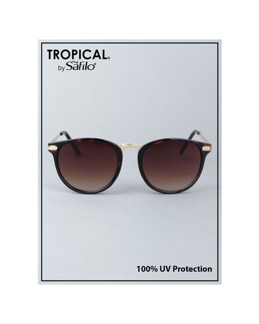 Tropical Солнцезащитные очки вайфареры оправа с защитой от УФ градиентные для золотой