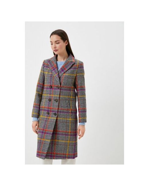 Azellricca Пальто-пиджак демисезонное силуэт прямой удлиненное размер 44/170 бесцветный
