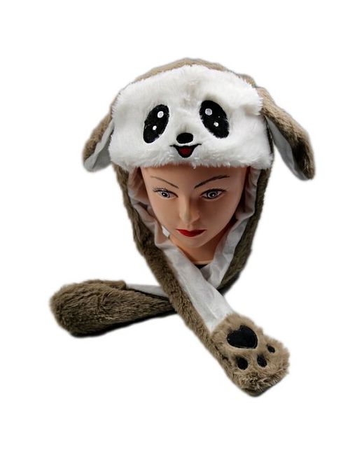игрушка-праздник Шапка собачка с подвижными ушками светящаяся