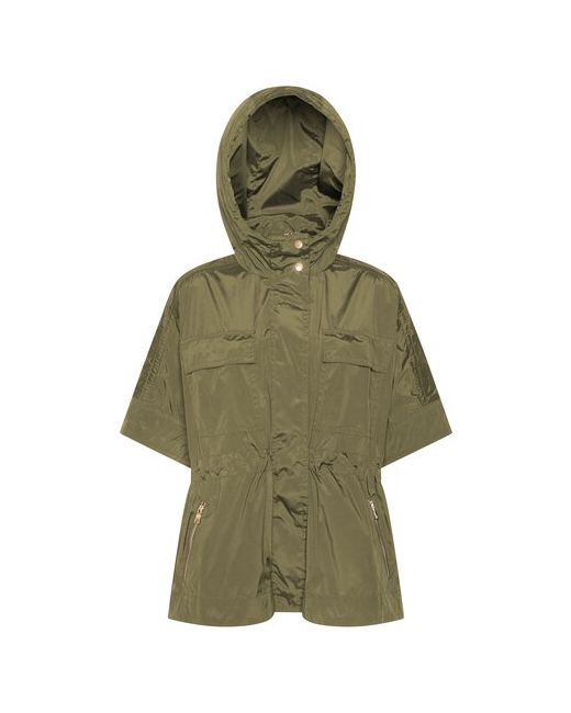 Geox Куртка демисезон/лето средней длины силуэт свободный капюшон карманы влагоотводящая ветрозащитная размер 42