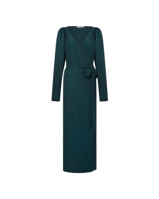 The Robe Платье с запахом вискоза в классическом стиле макси размер S
