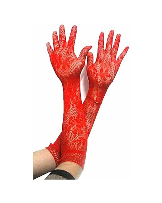 игрушка-праздник Карнавальные длинные ажурные перчатки