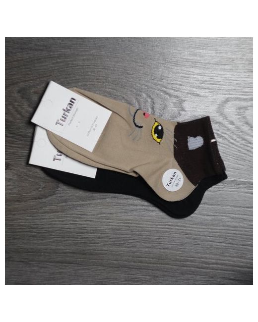 Turkan носки укороченные быстросохнущие размер 36-41 черный