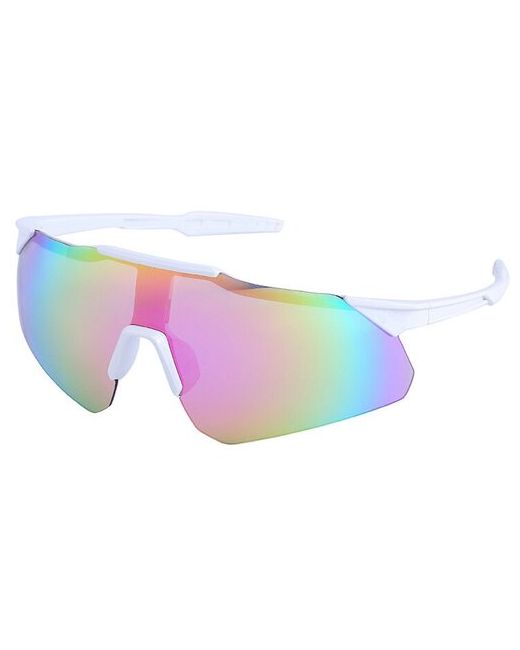 Очки "Спорт 2.2"Белая оправа Солнцезащитные очки монолинза оправа спортивные с защитой от УФ