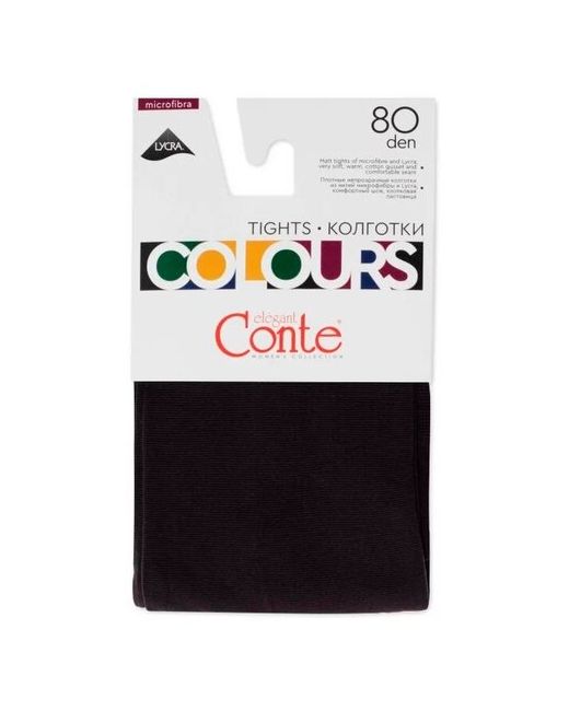 CONTE Elegant Колготки Colours 80 den с ластовицей размер