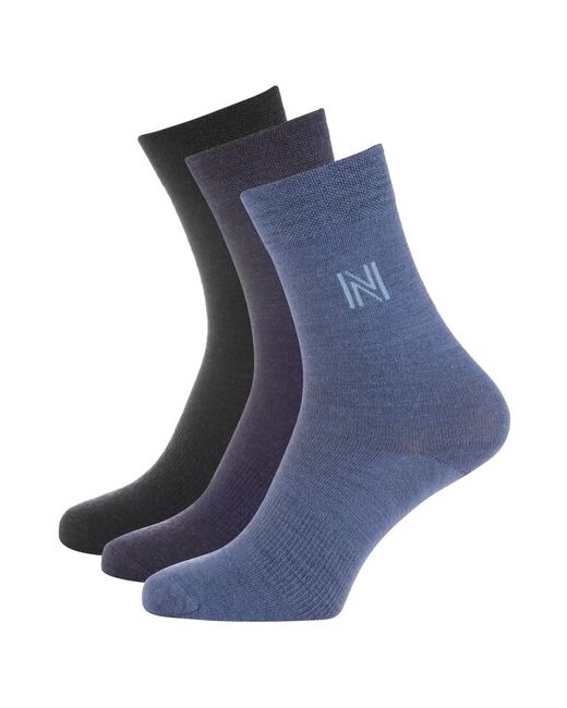 Norfolk Socks Носки унисекс 3 пары классические размер 39-42