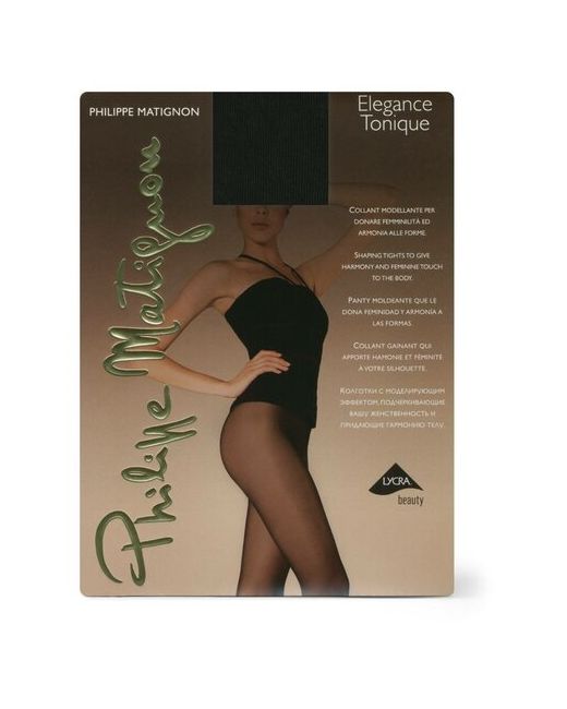 Phillipe Matignon Колготки Elegance Tonique 30 den с ластовицей утягивающие без шортиков матовые размер