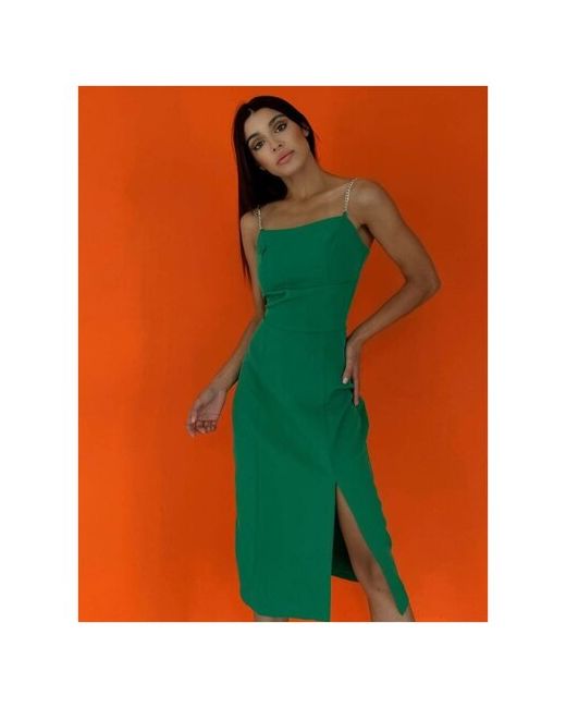 Trend Платье прилегающее размер S зеленый