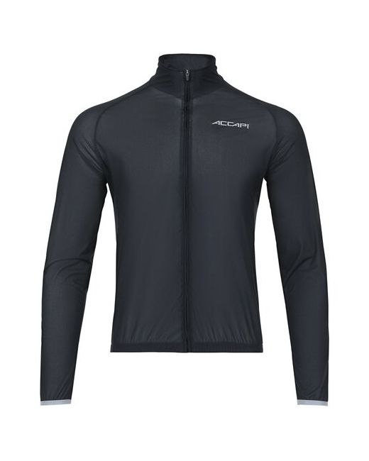 Accapi Куртка Wind/Waterproof Jacket Full Zip M силуэт прилегающий размер 3XL черный