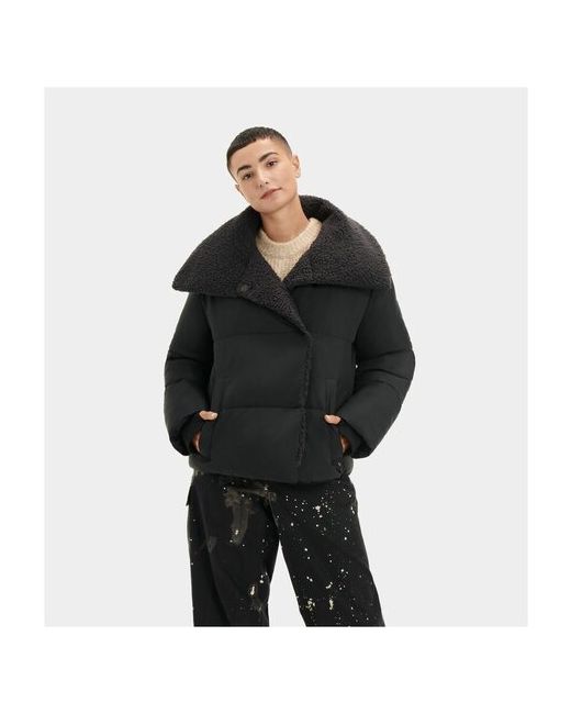 UGG Australia Куртка зимняя средней длины подкладка размер 48/L черный