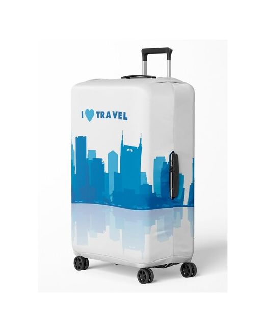 Cvt Чехол для чемодана водонепроницаемый размер голубой