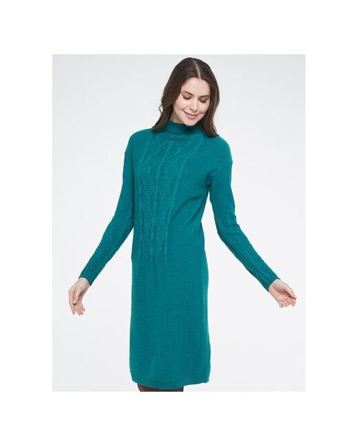 Vay Платье-свитер повседневное прилегающее макси вязаное размер 42