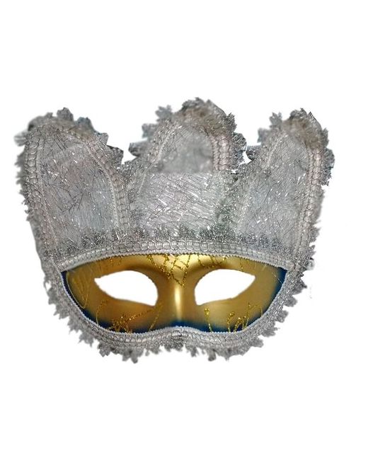 Каскад Праздник Маска карнавальная венецианская Корона модель 5