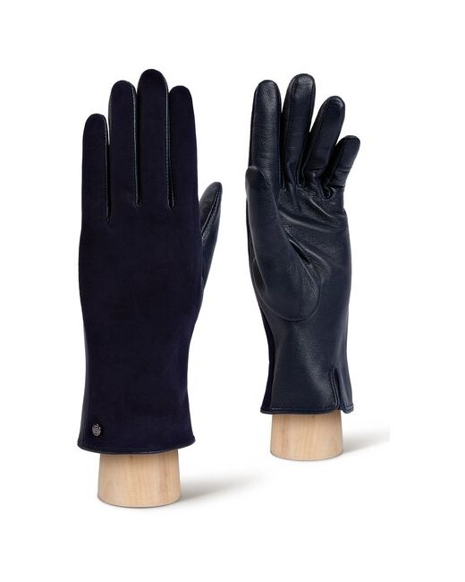 Eleganzza Перчатки зимние натуральная кожа подкладка размер 65 черный