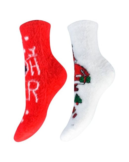 Morrah носки средние на Новый год подарочная упаковка размер 37-41 красный