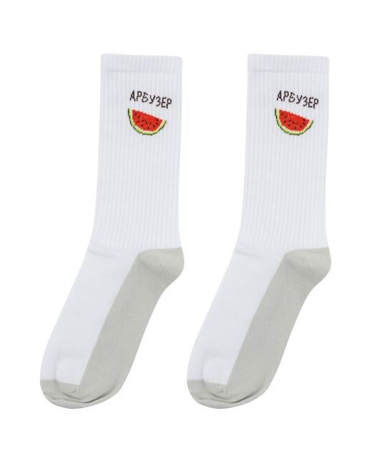 Kawaii Factory носки высокие фантазийные 100 den размер 35-39 белый