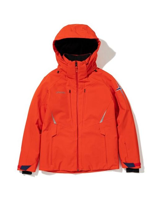 Phenix Куртка средней длины силуэт свободный вентиляция внутренние карманы подкладка регулируемые манжеты снегозащитная юбка несъемный капюшон регулируемый ветрозащитная водонепроницаемая утепленная размер 48