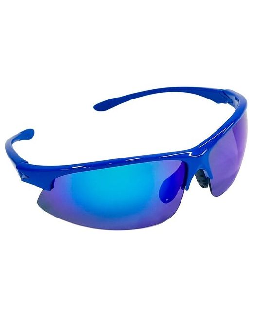 Kv+ Солнцезащитные очки KV овальные спортивные ударопрочные поляризационные с защитой от УФ зеркальные