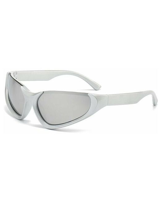 alvi lovely Солнцезащитные очки узкие спортивные серебряный