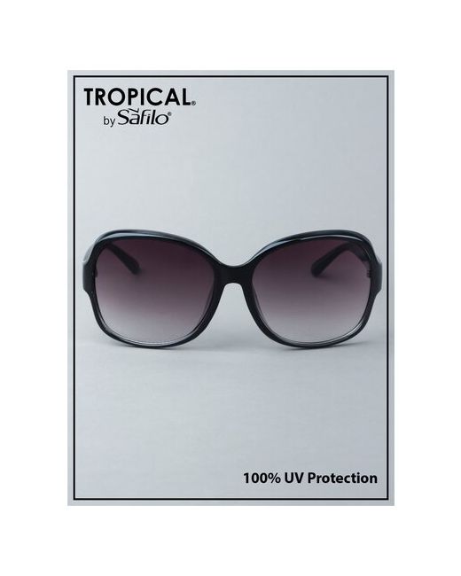Tropical Солнцезащитные очки стрекоза оправа градиентные с защитой от УФ для
