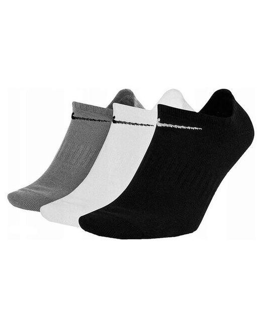 Nike носки 3 пары укороченные размер M белый