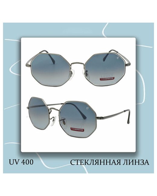 Lero Солнцезащитные очки оправа градиентные с защитой от УФ серый