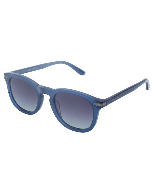 Santa Barbara Polo & Racquet Club Солнцезащитные очки овальные оправа пластик ударопрочные поляризационные для синий