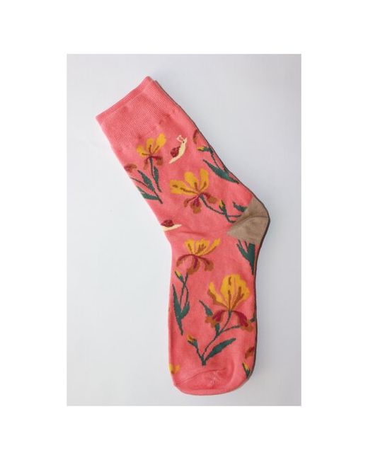 Frida носки средние фантазийные нескользящие ослабленная резинка на Новый год подарочная упаковка износостойкие размер 35-43 мультиколор