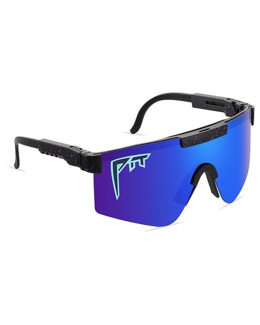 Filinn Солнцезащитные очки квадратные спортивные складные ударопрочные с защитой от УФ зеркальные для черный