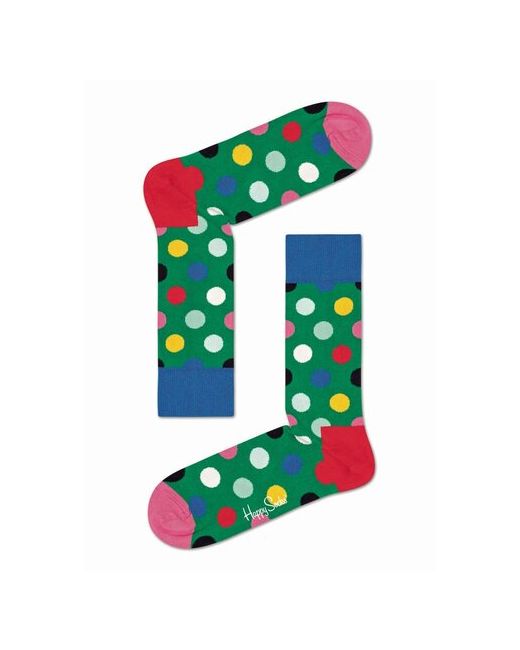 Happy Socks носки размер 36-40 зеленый мультиколор