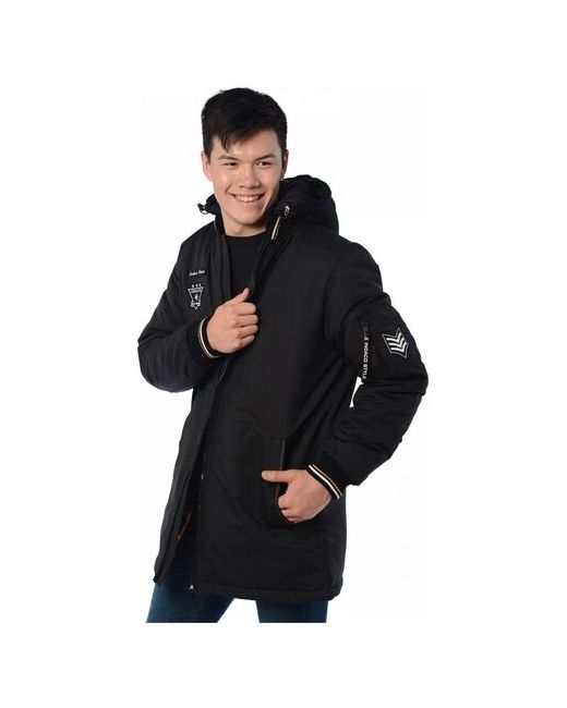 Indaco Fashion Куртка зимняя карманы капюшон внутренний карман манжеты размер 54