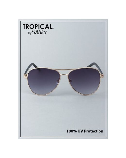 Tropical Солнцезащитные очки авиаторы оправа с защитой от УФ градиентные для желтый