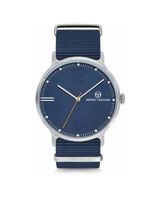 Sergio Tacchini Наручные часы кварцевые со сменным ремешком/бласлетом синий серебряный