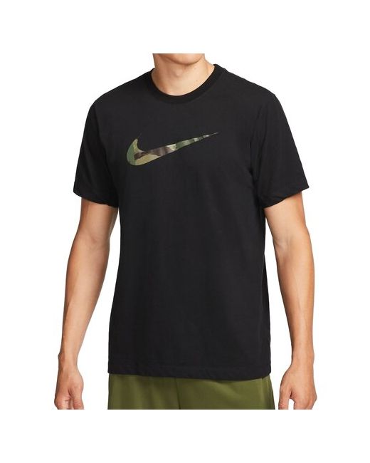 Nike Беговая футболка силуэт полуприлегающий размер M