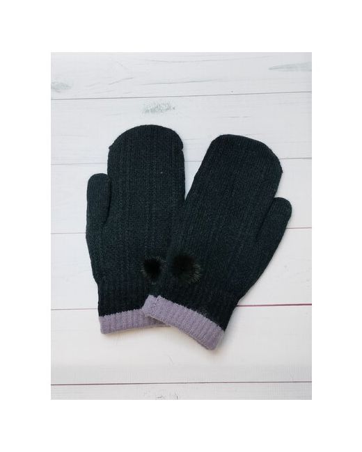 Шапочки-Носочки Варежки демисезон/зима размер OneSize черный фиолетовый