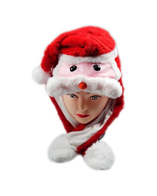 игрушка-праздник Шапка Санта с подвижными ушками светящаяся