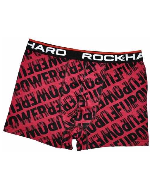 Rock Hard Трусы боксеры средняя посадка плоские швы размер XXL черный красный