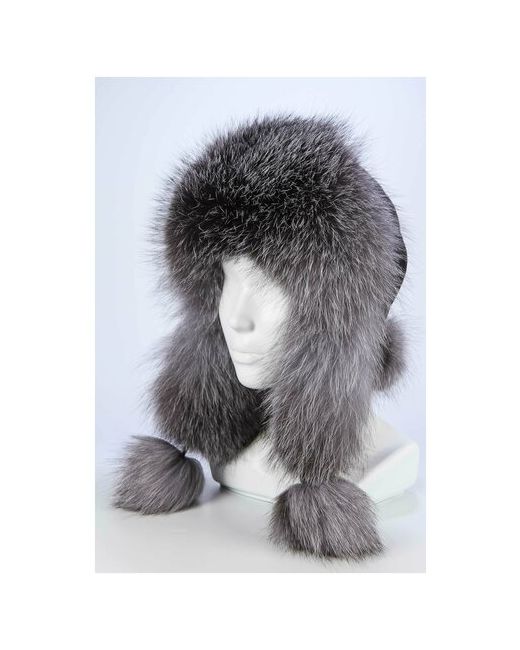 Darga Hats Шапка ушанка зимняя с помпоном утепленная размер 58-59