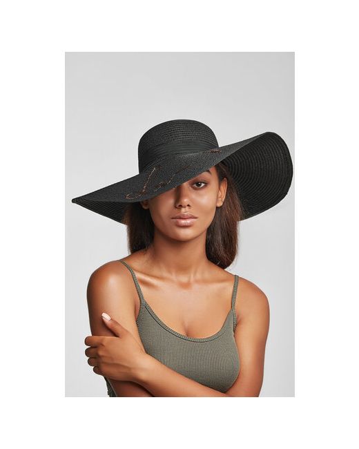 Mersada Шляпа классический демисезон/лето размер 55 черный